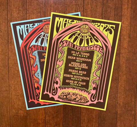 May 2025 Silkscreen Posters