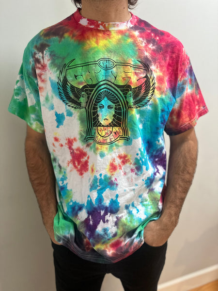 Tie Dyed White T-Shirt - Designed by Alan Forbes